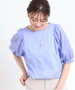 Reflect / リフレクト シャツ・ブラウス | 【マシンウォッシュ可】シアーパフスリーブTブラウス