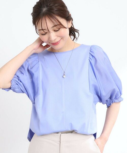 Reflect / リフレクト シャツ・ブラウス | 【マシンウォッシュ可】シアーパフスリーブTブラウス | 詳細19