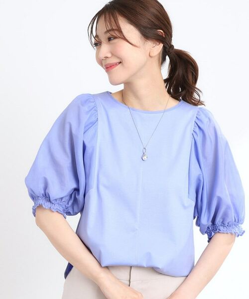 Reflect / リフレクト シャツ・ブラウス | 【マシンウォッシュ可】シアーパフスリーブTブラウス | 詳細20