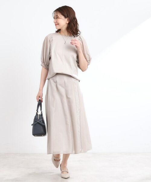 Reflect / リフレクト シャツ・ブラウス | 【マシンウォッシュ可】シアーパフスリーブTブラウス | 詳細8