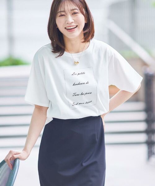 Reflect / リフレクト Tシャツ | 【UVカット／接触冷感／マシンウォッシュ可】ドルマンスリーブロゴTシャツ | 詳細1