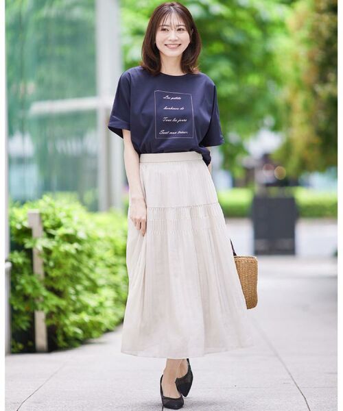 Reflect / リフレクト Tシャツ | 【UVカット／接触冷感／マシンウォッシュ可】ドルマンスリーブロゴTシャツ | 詳細3