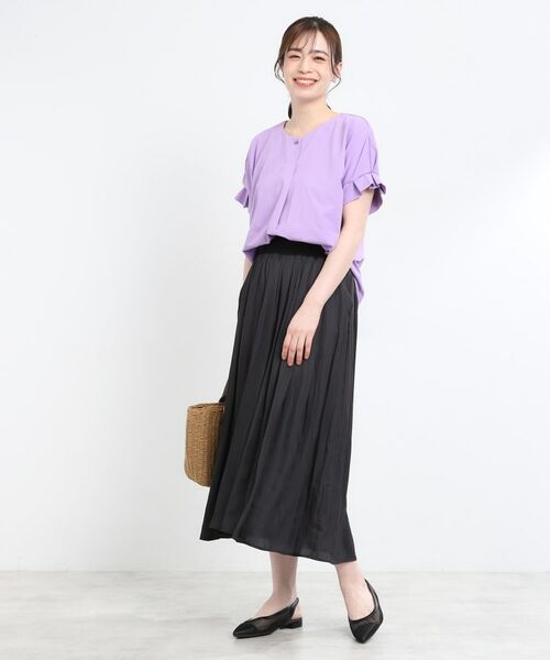 Reflect / リフレクト カットソー | Vネックジャージカットソー | 詳細10