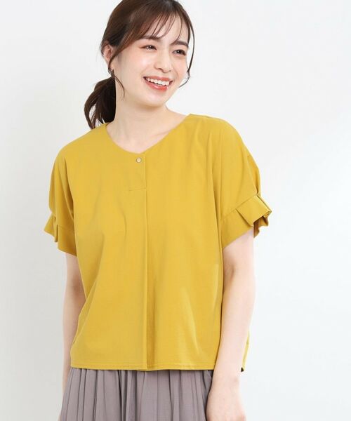 Reflect / リフレクト カットソー | Vネックジャージカットソー | 詳細5