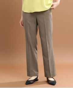 Reflect / リフレクト パンツ | 【マシンウォッシュ可】リネンライクフレアパンツ