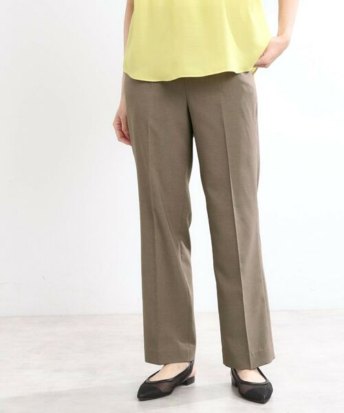 Reflect / リフレクト パンツ | 【マシンウォッシュ可】リネンライクフレアパンツ | 詳細13