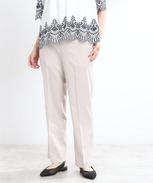 Reflect / リフレクト パンツ | 【マシンウォッシュ可】リネンライクフレアパンツ | 詳細19