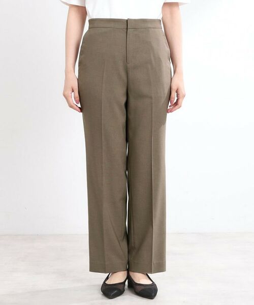 Reflect / リフレクト パンツ | 【マシンウォッシュ可】リネンライクフレアパンツ | 詳細22