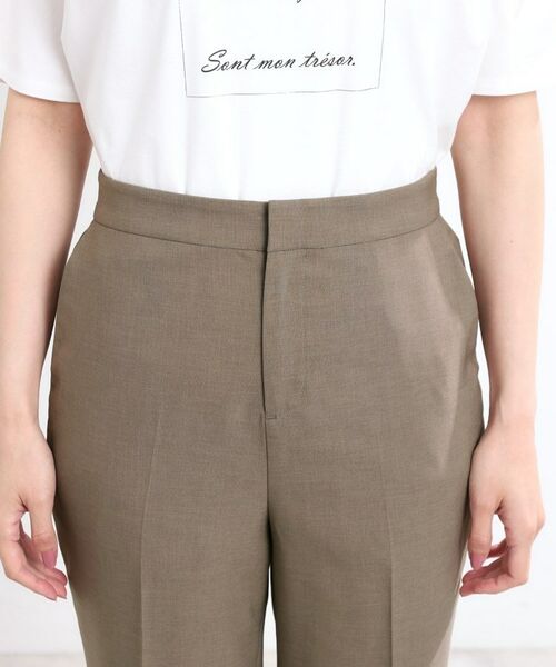 Reflect / リフレクト パンツ | 【マシンウォッシュ可】リネンライクフレアパンツ | 詳細25