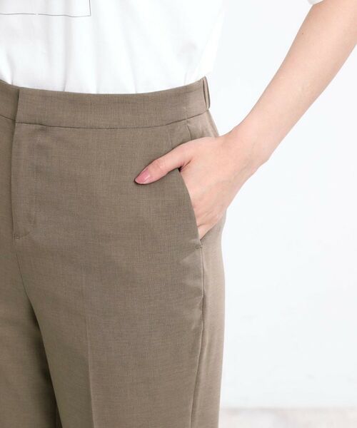Reflect / リフレクト パンツ | 【マシンウォッシュ可】リネンライクフレアパンツ | 詳細27