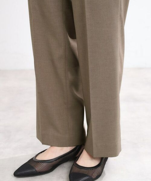 Reflect / リフレクト パンツ | 【マシンウォッシュ可】リネンライクフレアパンツ | 詳細28