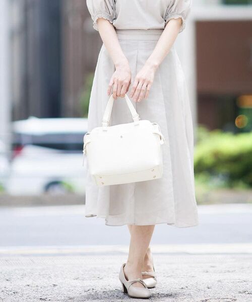 Reflect / リフレクト スカート | 【マシンウォッシュ可/セットアップ可】シアーボックスタックプリーツスカート | 詳細14