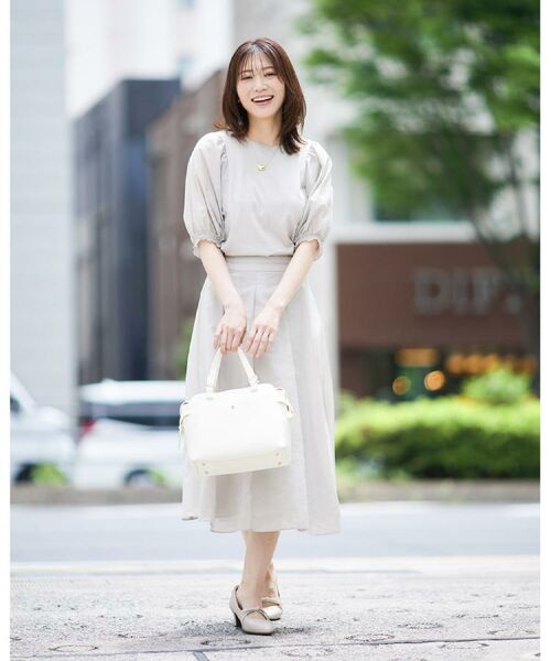 Reflect / リフレクト スカート | 【マシンウォッシュ可/セットアップ可】シアーボックスタックプリーツスカート | 詳細2