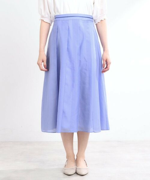 Reflect / リフレクト スカート | 【マシンウォッシュ可/セットアップ可】シアーボックスタックプリーツスカート | 詳細24