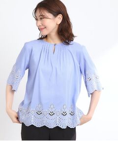 Reflect / リフレクト シャツ・ブラウス | 【洗える／シワになりにくい】エンブロイダリーブラウス