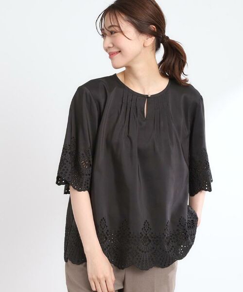 Reflect / リフレクト シャツ・ブラウス | 【洗える/シワになりにくい】エンブロイダリーブラウス | 詳細12