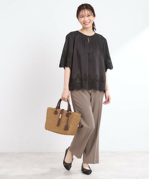 Reflect / リフレクト シャツ・ブラウス | 【洗える/シワになりにくい】エンブロイダリーブラウス | 詳細13