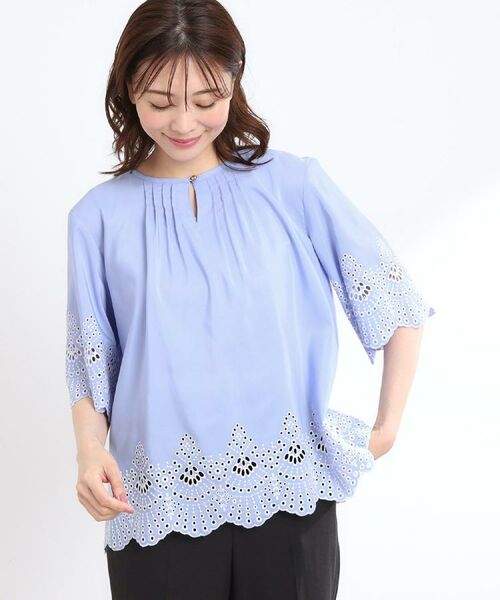 Reflect / リフレクト シャツ・ブラウス | 【洗える/シワになりにくい】エンブロイダリーブラウス | 詳細16