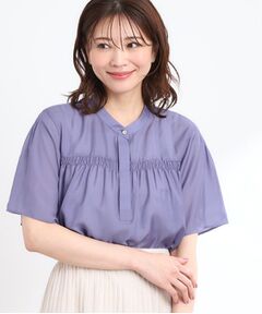 Reflect / リフレクト シャツ・ブラウス | 【選べる5色◎／マシンウォッシュ可】シャーリングデザインブラウス