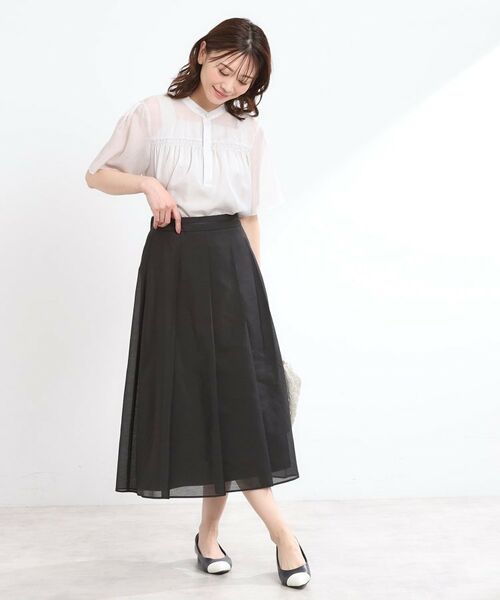 Reflect / リフレクト シャツ・ブラウス | 【選べる5色◎/マシンウォッシュ可】シャーリングデザインブラウス | 詳細19