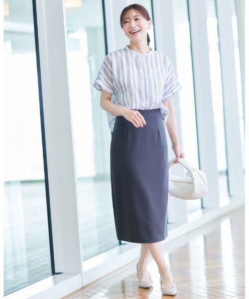 Reflect / リフレクト シャツ・ブラウス | 【洗える】ドビーストライプブラウス | 詳細1