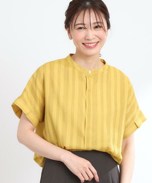 Reflect / リフレクト シャツ・ブラウス | 【洗える】ドビーストライプブラウス | 詳細10