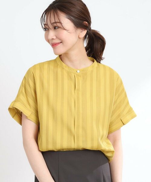 Reflect / リフレクト シャツ・ブラウス | 【洗える】ドビーストライプブラウス | 詳細11