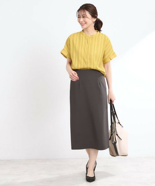 Reflect / リフレクト シャツ・ブラウス | 【洗える】ドビーストライプブラウス | 詳細12