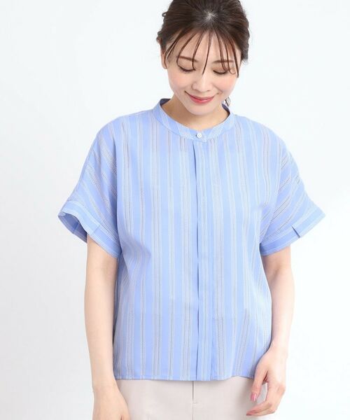 Reflect / リフレクト シャツ・ブラウス | 【洗える】ドビーストライプブラウス | 詳細15