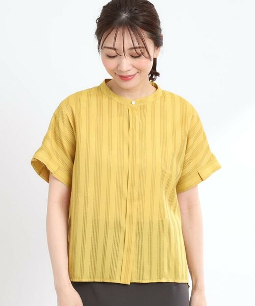 Reflect / リフレクト シャツ・ブラウス | 【洗える】ドビーストライプブラウス | 詳細20