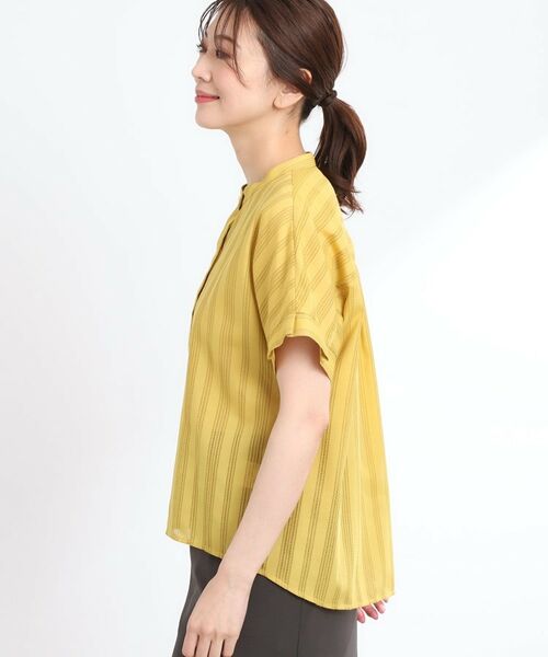 Reflect / リフレクト シャツ・ブラウス | 【洗える】ドビーストライプブラウス | 詳細21