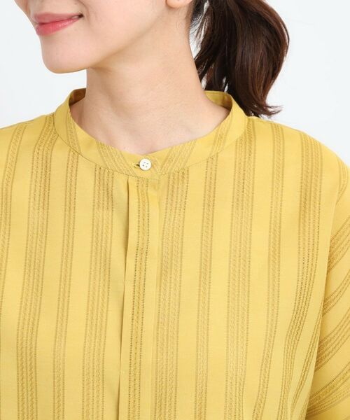 Reflect / リフレクト シャツ・ブラウス | 【洗える】ドビーストライプブラウス | 詳細23