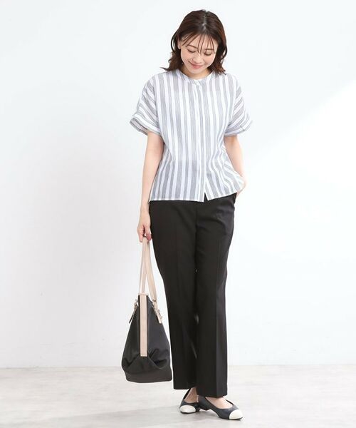 Reflect / リフレクト シャツ・ブラウス | 【洗える】ドビーストライプブラウス | 詳細8