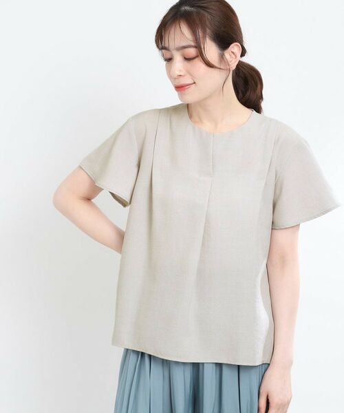 Reflect / リフレクト シャツ・ブラウス | ドライタッチスキッパーネックブラウス | 詳細1