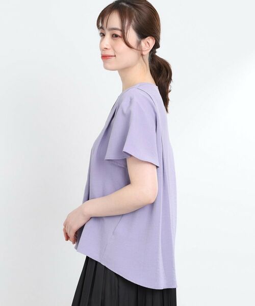 Reflect / リフレクト シャツ・ブラウス | ドライタッチスキッパーネックブラウス | 詳細15