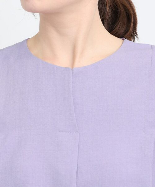 Reflect / リフレクト シャツ・ブラウス | ドライタッチスキッパーネックブラウス | 詳細17