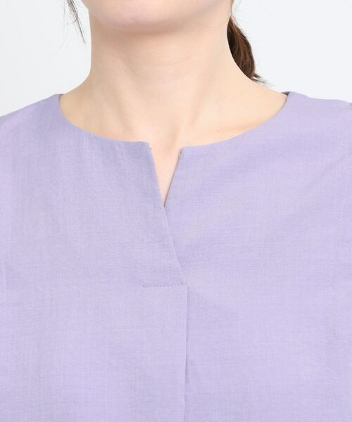 Reflect / リフレクト シャツ・ブラウス | ドライタッチスキッパーネックブラウス | 詳細18