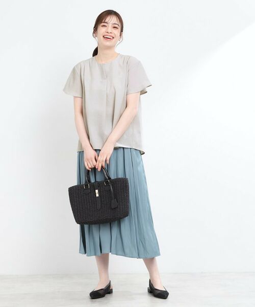 Reflect / リフレクト シャツ・ブラウス | ドライタッチスキッパーネックブラウス | 詳細2