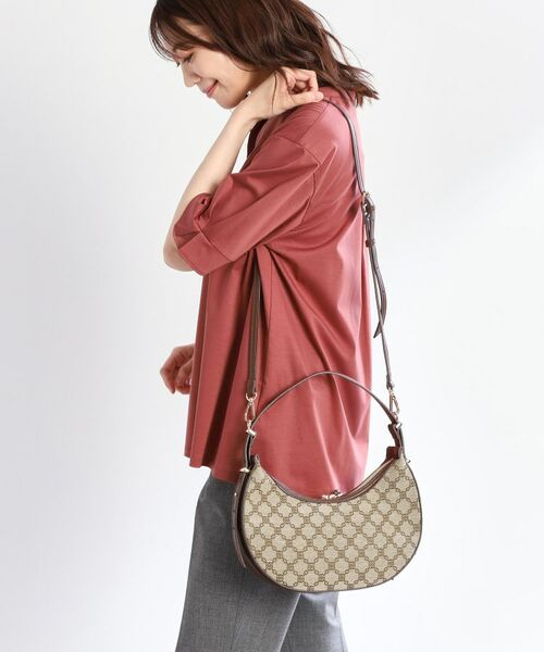 Reflect / リフレクト ショルダーバッグ | 【収納力◎／ショルダー付き】ジャカードワンショルダーバッグ | 詳細16