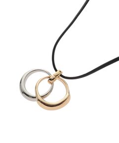 Reflect / リフレクト ネックレス・ペンダント・チョーカー | 【カジュアルにもエレガントにも◎】ダブルリングネックレス
