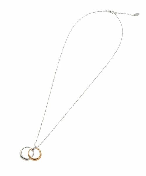 Reflect / リフレクト ネックレス・ペンダント・チョーカー | 【カジュアルにもエレガントにも◎】ダブルリングネックレス | 詳細4