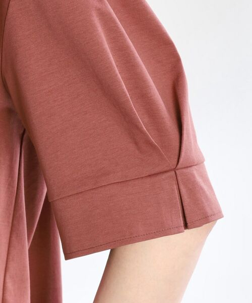Reflect / リフレクト カットソー | 【すっきり見え!長め丈/マシンウォッシュ可】スキッパーネックジャージトップス | 詳細29