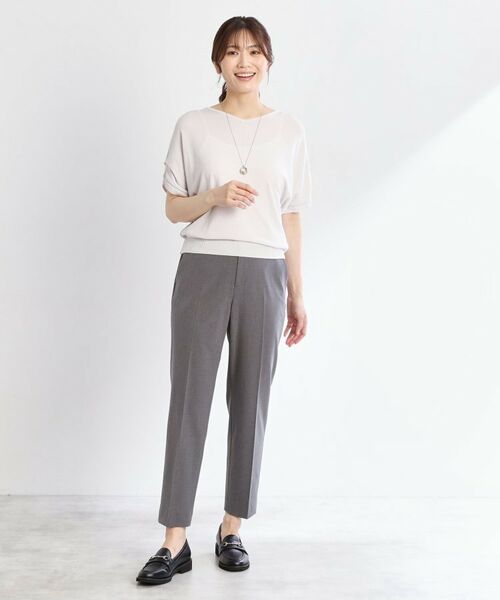 Reflect / リフレクト ニット・セーター | 【選べる7色◎／手洗い可／二の腕カバー】半袖ニット | 詳細12