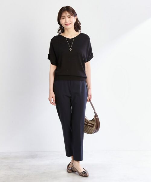 Reflect / リフレクト ニット・セーター | 【選べる7色◎／手洗い可／二の腕カバー】半袖ニット | 詳細15