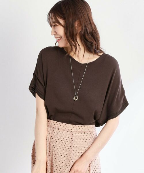 Reflect / リフレクト ニット・セーター | 【選べる7色◎／手洗い可／二の腕カバー】半袖ニット | 詳細18