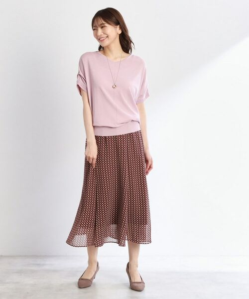 Reflect / リフレクト ニット・セーター | 【選べる7色◎／手洗い可／二の腕カバー】半袖ニット | 詳細23