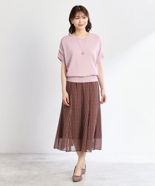 Reflect / リフレクト ニット・セーター | 【選べる7色◎／手洗い可／二の腕カバー】半袖ニット | 詳細24