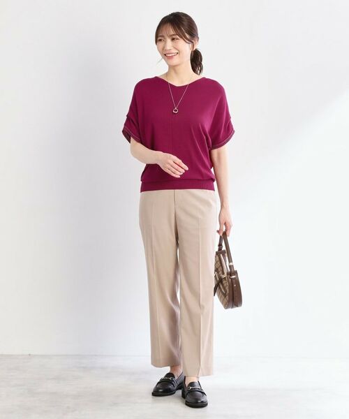 Reflect / リフレクト ニット・セーター | 【選べる7色◎／手洗い可／二の腕カバー】半袖ニット | 詳細29