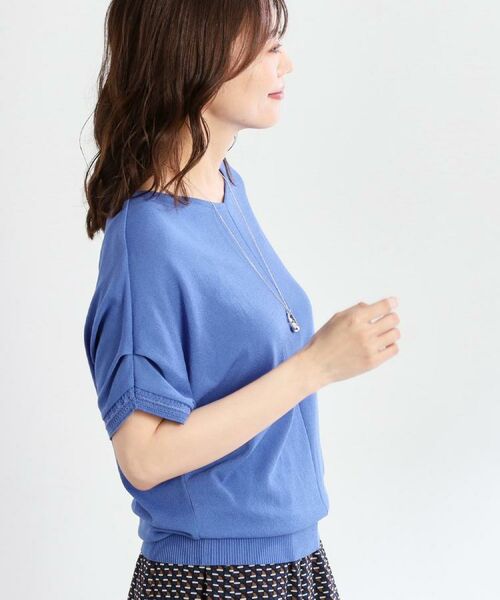 Reflect / リフレクト ニット・セーター | 【選べる7色◎／手洗い可／二の腕カバー】半袖ニット | 詳細8