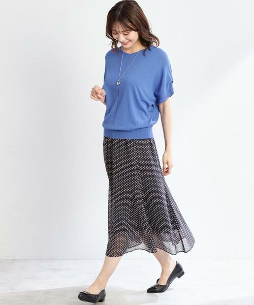 Reflect / リフレクト ニット・セーター | 【選べる7色◎／手洗い可／二の腕カバー】半袖ニット | 詳細9